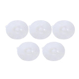 Maxbell 5 Pieces cup Lids Reusable Seal for Travel Family Glass Cups L