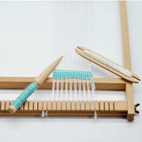 Maxbell Beechwood weaving knitting shuttle stick needle shuttle DIY tool 155x23x4mm