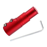 Maxbell Bike Fork Shaft Extender Bike Handlebar Height Adapter for Mountain Bike red 12cmx3.5cm