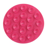 Maxbell Anti Scald Suction Cup Coaster Pad Heat Insulation for Bowl Kitchen Bottle Rose Red