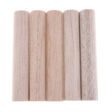 Maxbell 20mm Round Balsa Wood Sticks Unfinished Woodcraft Stick Dowel Rod 5 Pieces 110mm