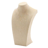Max Necklace Pendant Display Bust Mannequin Stand Holder Rack, Linen 115*200mm