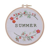 Max Embroidery Starter Kit Printed Letter Cloth DIY Cross Stitch Crafts Type 3