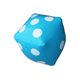 Maxbell Giant Inflatable Dice Toys Jumbo Inflatable Dice for Stage Prop Party Favors Blue