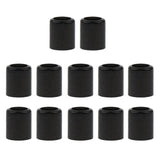 Maxbell 12Pcs Archery Explosion-proof Ring Ferrule Hoop for 8mm Arrow Shaft Black