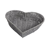 Maxbell Paper Rope Storage Basket Delicate Storage Box for Shelves Desk Coffee Table Gray