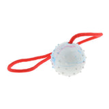 Maxbell Pet Dog and Cat Interactive Play Interactive Ball with Rope Toy White