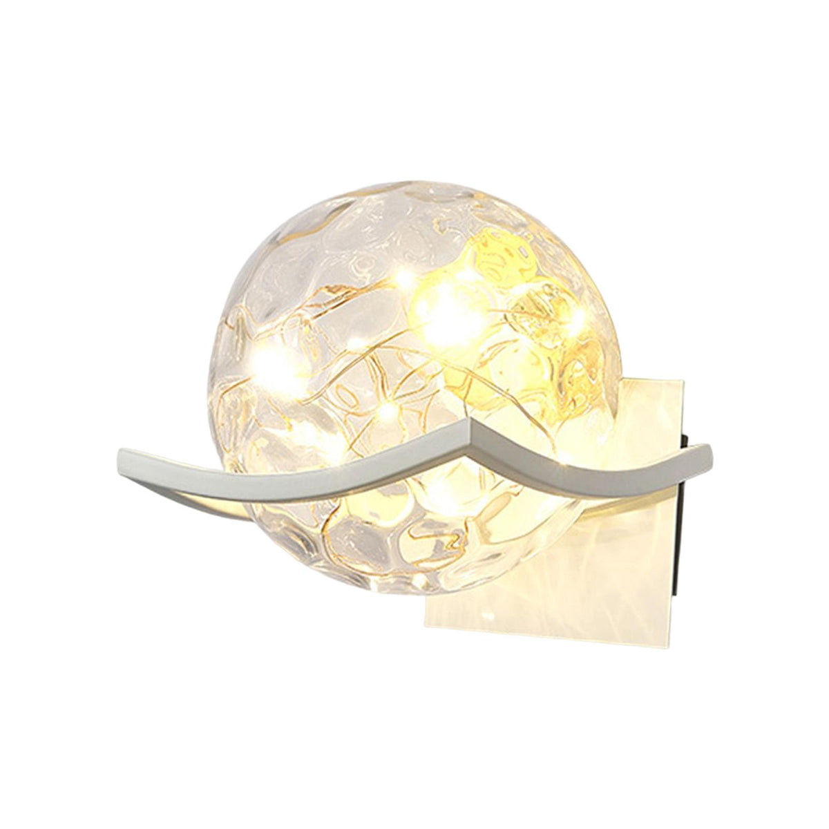 Maxbell Modern Wall Lamp Accessories Centerpiece LED for Hallway Home Decor Basement White