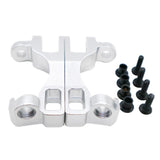 Maxbell Aluminum C-Hub Carrier for 1/10 Traxxas 4x4 Slash RC Short Truck Silver