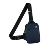 Maxbell Sports Chest Bag Wallet with Zipper Pocket for Outdoor Sport Trekking Gym Dark Blue