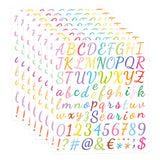Maxbell Colorful Vinyl Letter Stickers for Address Number Water Bottles Scrapbooks Style B