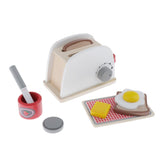 Maxbell Child Simulation Wooden Machine Combination Kitchen Play Toy Bread Machine