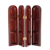 Maxbell 1/12 Dollhouse Miniature Furniture Wooden Folding Screen Room Divider Decors