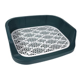 Maxbell Pet Litter Tray Cat Potty Toilet Small Animals Litter Dog Pan Litter Box Blue