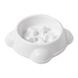 Maxbell Large Dog Food Pet Healthy Feeder Dish Anti Gulp Choke Non Slip white