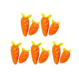 Maxbell 10x Carrot Ornament Gift DIY Crafts for Baby Shower Nursery Hair Accessories