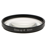 Max Close-Up +8 Macro Close Up Optic Lens Filter for DSLR Digital Cameras 52mm