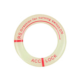 Maxbell Universal Ignition Switch Decoration Rings Glow in The Dark luminous Red