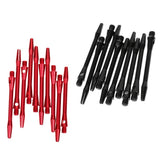 Maxbell 20 Pieces 53mm 2BA Thread Aluminium Alloy Re-Grooved Dart Stems Shafts