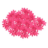 Maxbell 300 Pieces Artificial Flower Petals Resuable Floret for Party Table Outdoor Rose Red