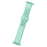 Maxbell Dual-color button Silicone Watchband for Apple iWATCH1234 42/44MM 7