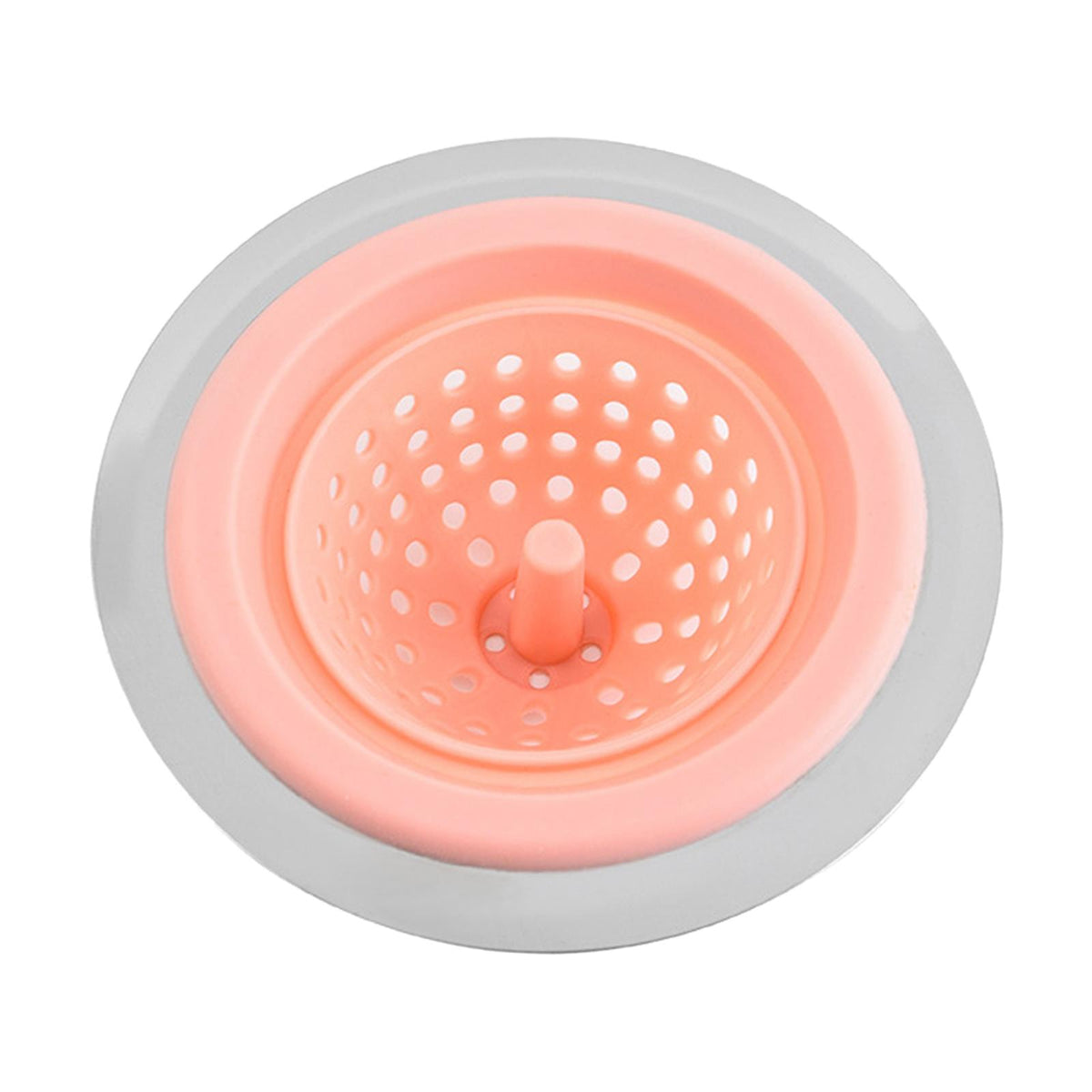 Maxbell Stainless Steel Drain Cover for Kitchen Home Shower Accessories pink