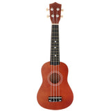 Maxbell 21" Hawaii Ukulele Mini 4 Strings Guitar for Kids Beginners Brown