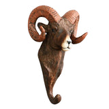 Max Creative Wall Mounted Resin Animal Hooks Coat Hat Hanger Holder Antelope