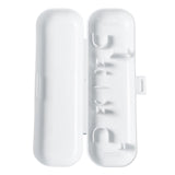 Maxbell Toothbrush Travel Case Protective Cover Compact Portable Holder for Bathroom White