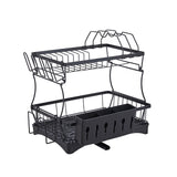 Maxbell 2 Tiers Dish Drying Rack with Drain Tray for Kitchen Dining Room Restaurant