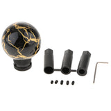 Max Universal Car Manual Gear Stick Shifter Lever Shift Knob with Adapters Black