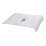 Max Soft Beauty Massage SPA Treatment Bed Cover Sheet With Breath Hole White