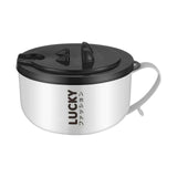 Maxbell Ramen Bowl with Lid 1300ml Ramen Cooker with Handles for Office College Dorm