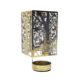 Maxbell Rotating Candle Holder Candlestick Tea Light Holder for Table Centerpiece Aureate Cup Deer
