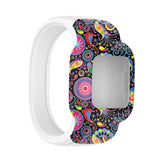 Maxbell Children Silicone Band Strap Belt Fit for GarminFit JR3 Peacock