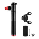 Maxbell Portable bike pumps Hand Held Accessories Air Pump for Mountain Bike Football Black