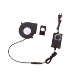 Maxbell BBQ Blower Electric BBQ Fan DC 12V for barbecue camping Fire Bellow Cooking Set A