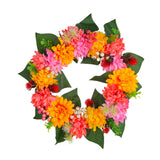 Maxbell Fall Wreath Harvest Chrysanthemum Wall Decorative Window Thanksgiving Wreath
