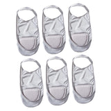 Maxbell Low Cut No Show Socks Womens Invisible Socks for High Heel Shoes Sneakers Gray