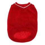 Maxbell Pet Dog Knitted Sweater Winter Warm Puppy Clothes Dog Costume Red M