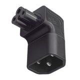 Maxbell IEC320 C14 to C5 Power Adapter Durable Conversion Plug for Pdu HDTV Computer