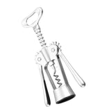 Maxbell Spiral Wing Corkscrew Tool Zinc Alloy Multifunctional Silver Cork Remover