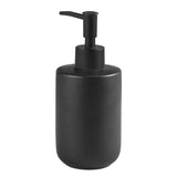 Maxbell Ceramic Soap Dispenser Bottle Empty Pump Bottle for Home Restaurant Black