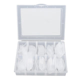 Max 120PCS Clear Nail Tips False Nail Practice Salon DIY Nail Art Tools PS200-2