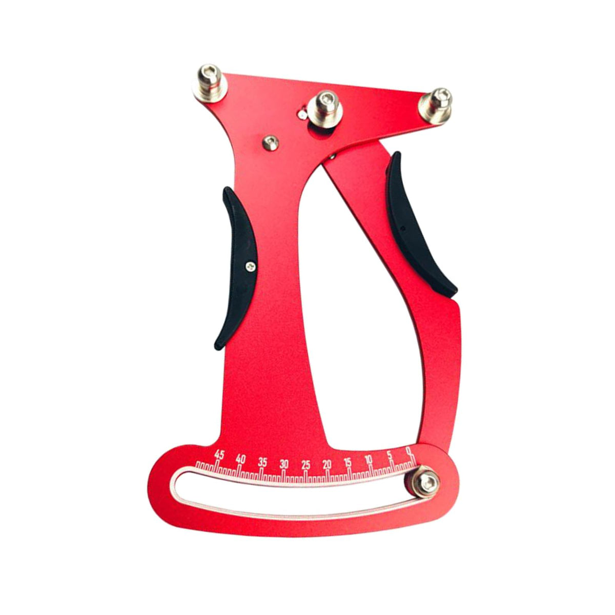 Maxbell Metal Bicycle Tension Meter Spokes Calibration Measuring Tool Easy Operate Die Stamping Red