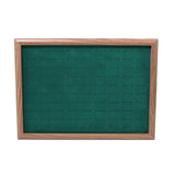 Maxbell Rings Display Tray Storage Rack Rings Showcase for Bedroom Decor Green