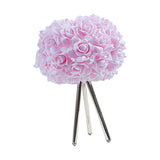 Maxbell Flower Table Light Lampshade Night Light for Kitchen Reading Room Bedroom pink