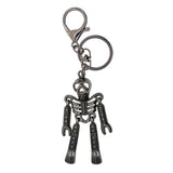 Maxbell Skeleton Skull  Pendant  Lobster Swirl Carabiner Keychains Keyring black