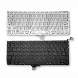 Maxbell Keyboard for Macbook Pro Unibody A1278 MB467 Black (For Backlit) Black
