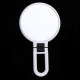 Maxbell Round Handheld Double Side Makeup Mirror Magnifying Mirror w/ Hanger Hole X10
